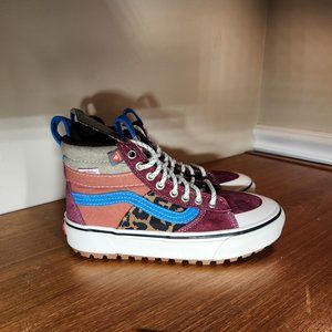 NWT VANS MTE-2 Insulation Sk8-Hi Pomegranate/ Leopard Men (4.5)/ Women (6.0)